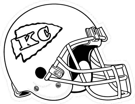 Desenhos de Kansas City Chiefs Para Colorir 16