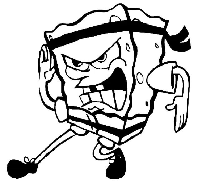 Karate Coloring Pages 2