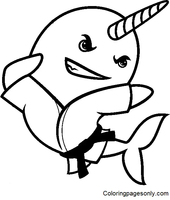 Karate Coloring Pages 26