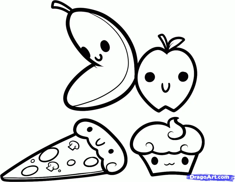 Desenhos de Kawaii Para Colorir 3