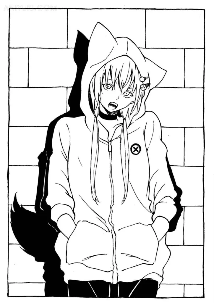 Kemono Jihen Para Colorear 1