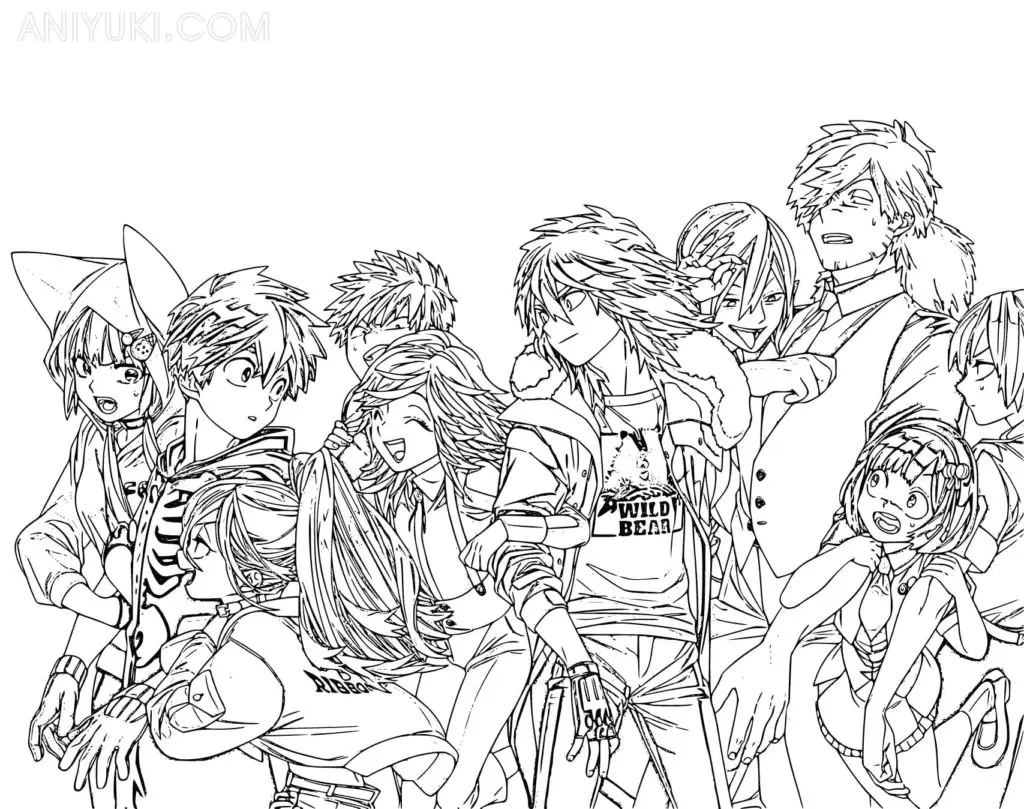 Kemono Jihen Para Colorear 17