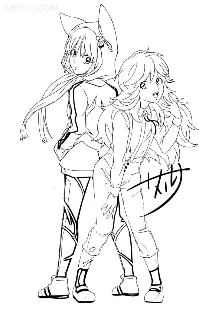 Kemono Jihen Coloring Pages 28