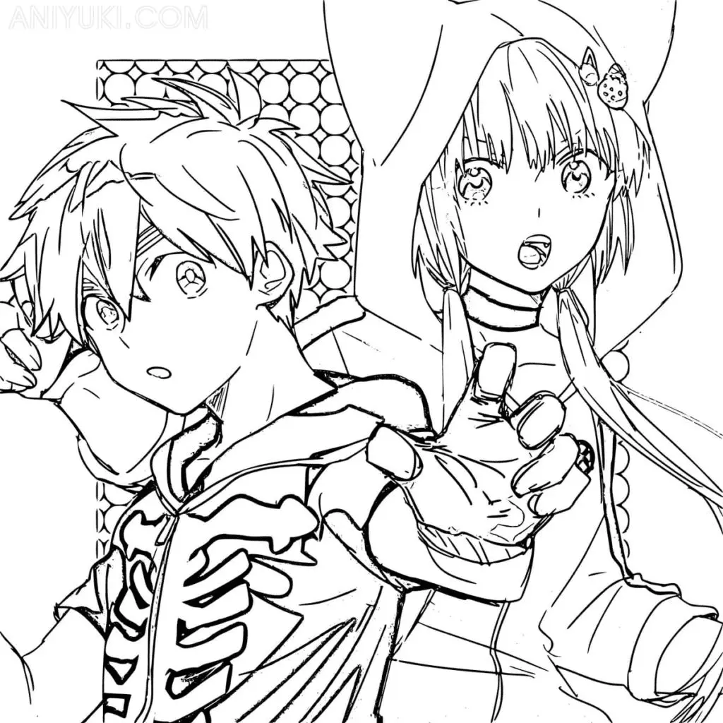 Kemono Jihen Para Colorear 4