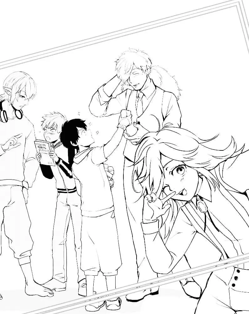 Kemono Jihen Para Colorear 42