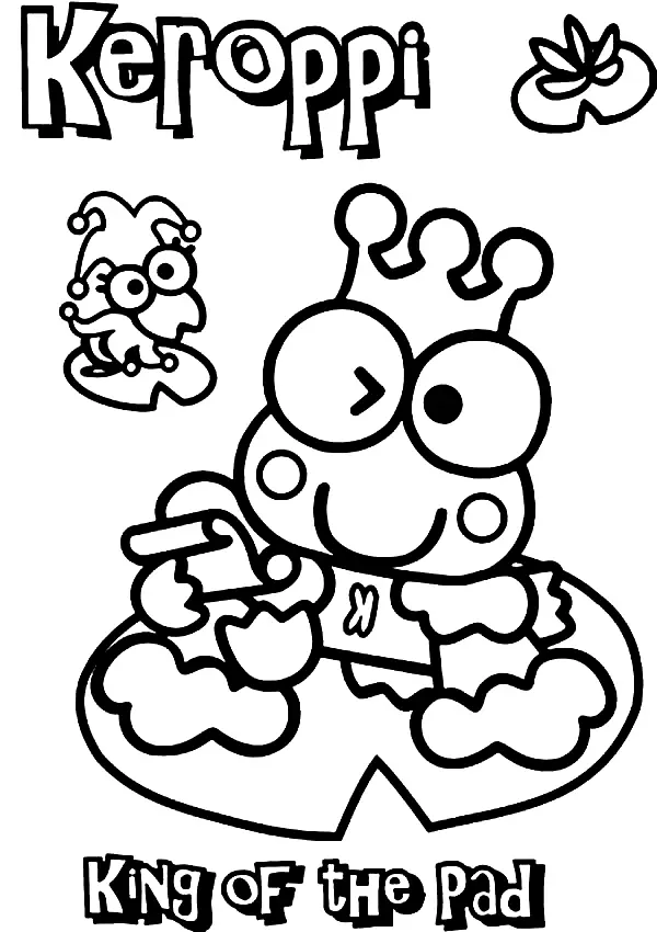 Keroppi Coloring Pages 70