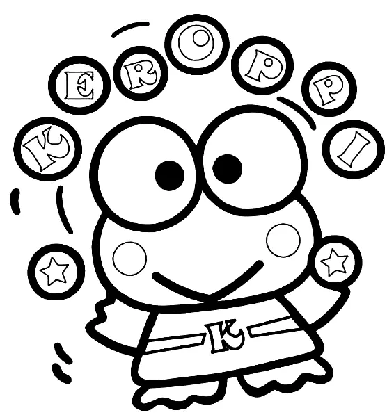 Keroppi Ausmalbilder 72