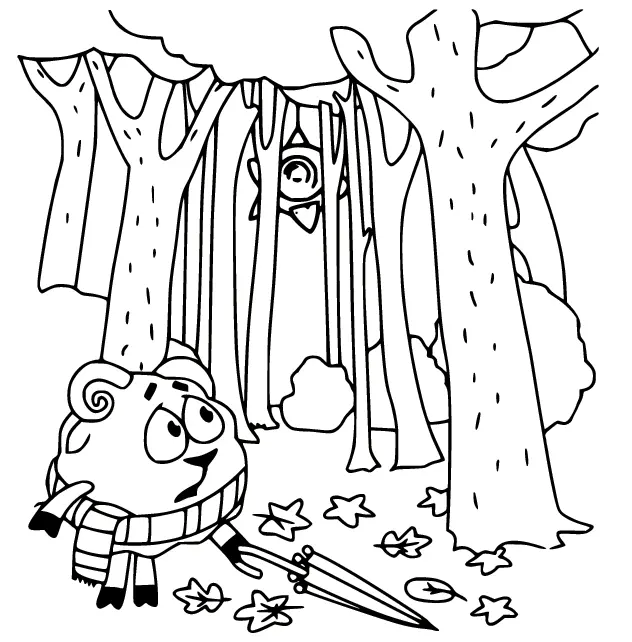 Desenhos de KikoRiki Para Colorir 73