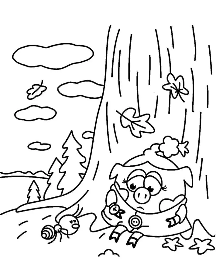 Desenhos de KikoRiki Para Colorir 74
