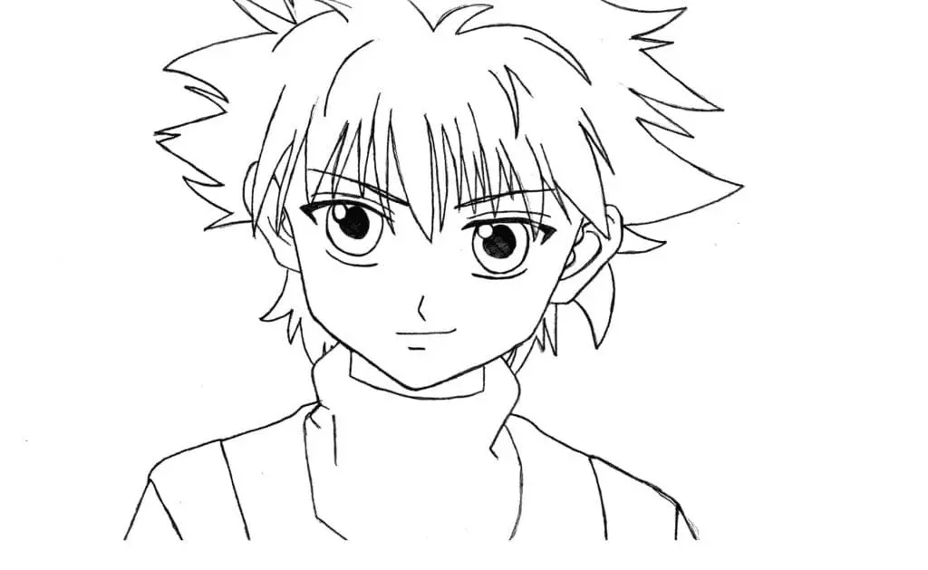 Killua Zoldyck Coloring Pages 11