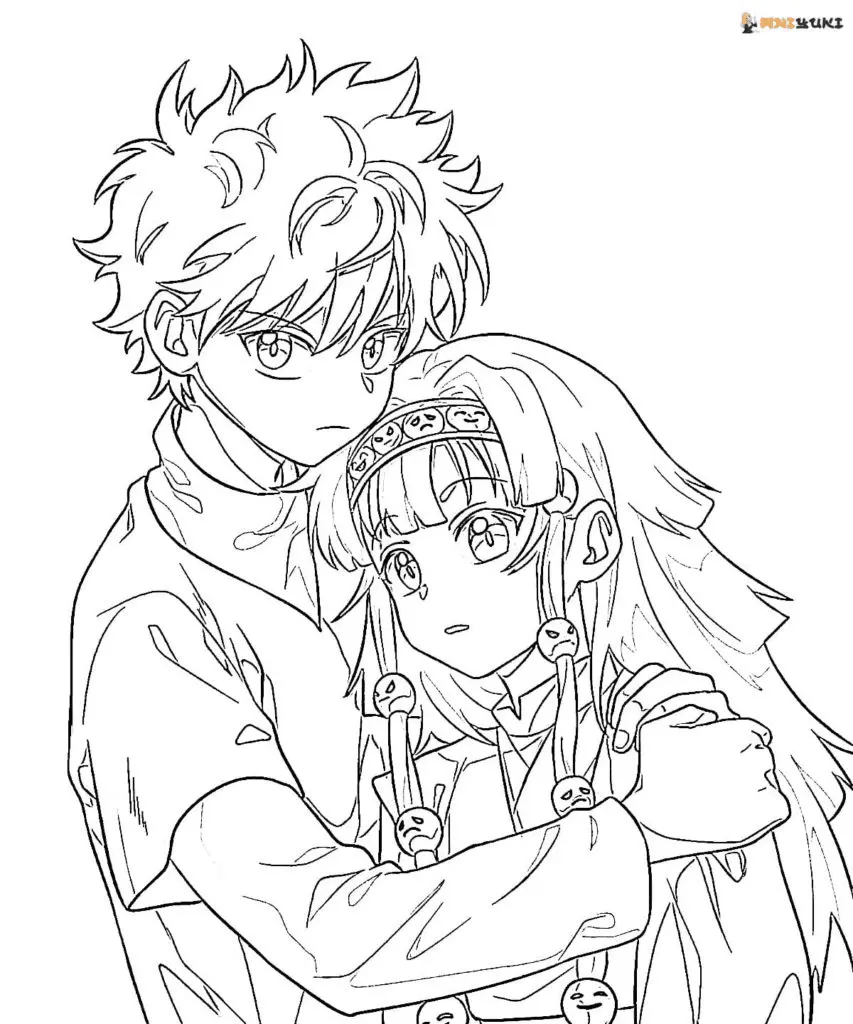 Killua Zoldyck Coloring Pages 40