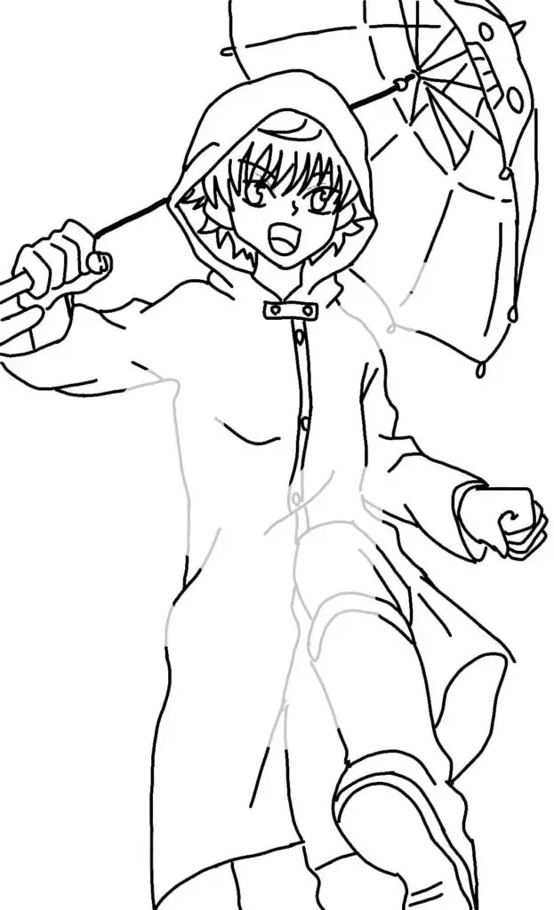 Killua Zoldyck Para Colorear
