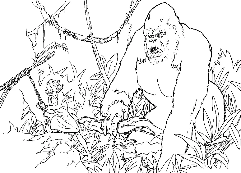 King Kong Para Colorear 18