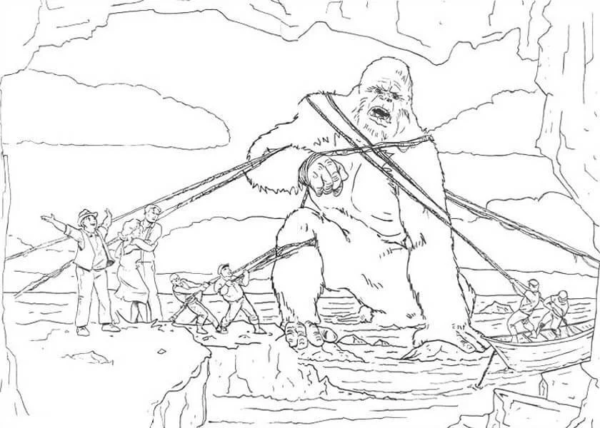 King Kong Para Colorear 24