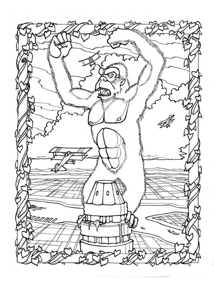 King Kong Coloring Pages