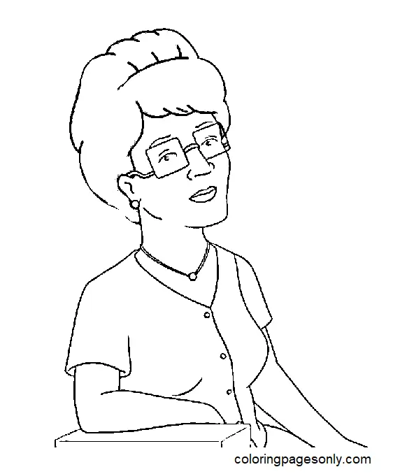 Desenhos de Rei da Colina Para Colorir 8