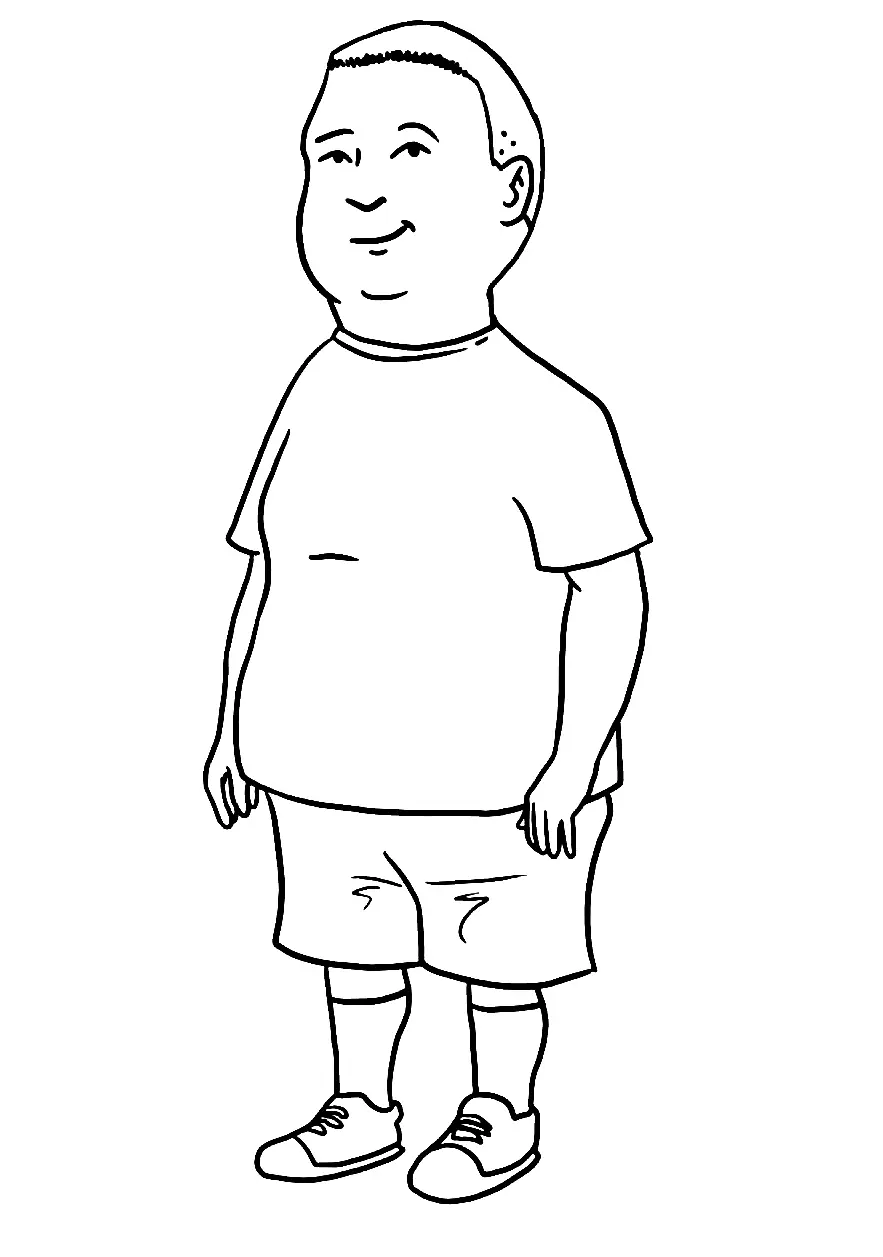 Desenhos de Rei da Colina Para Colorir 9