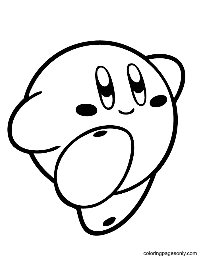 Desenhos de Kirby Para Colorir 13