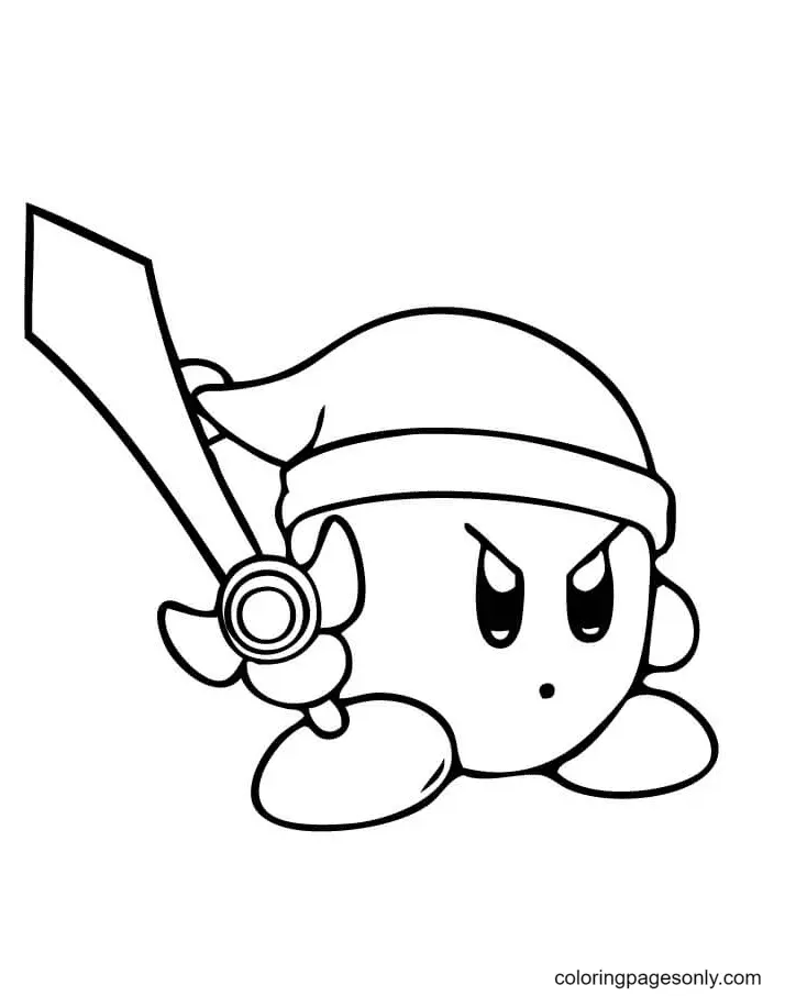 Desenhos de Kirby Para Colorir 24