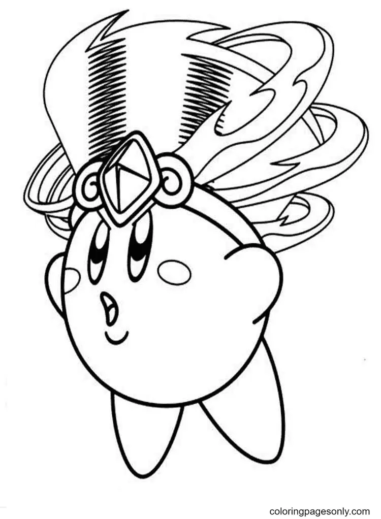 Desenhos de Kirby Para Colorir 30