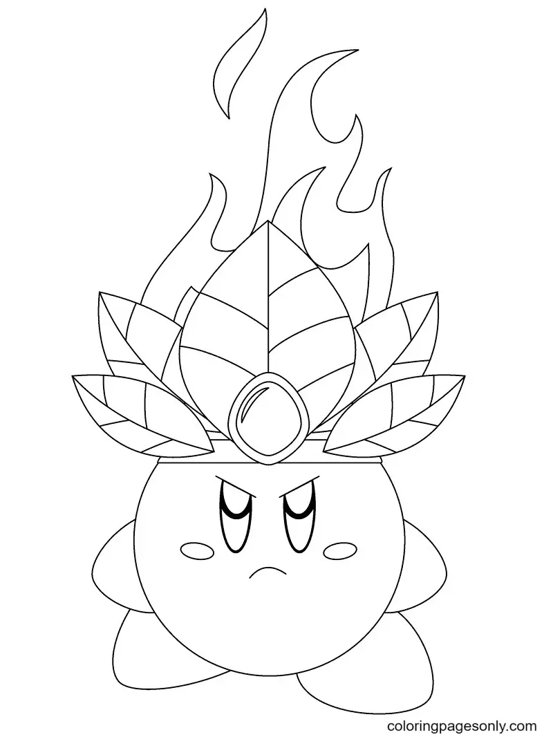 Desenhos de Kirby Para Colorir 35