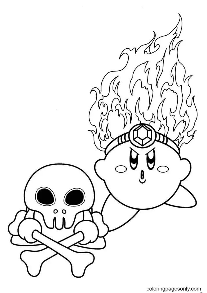Desenhos de Kirby Para Colorir 37