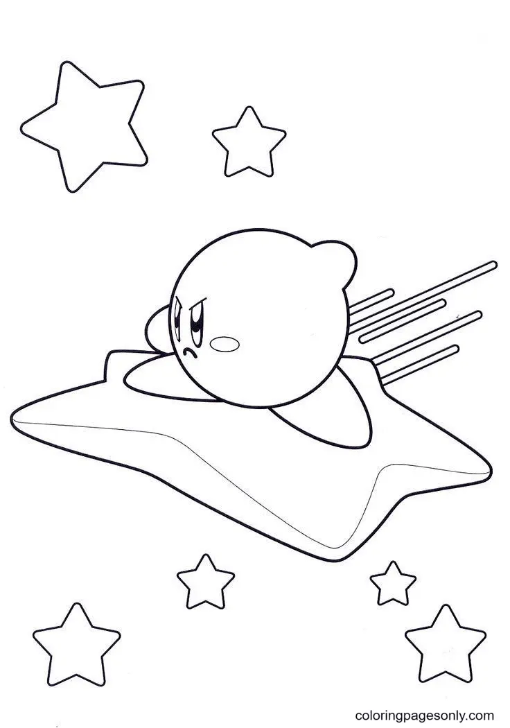Desenhos de Kirby Para Colorir 43