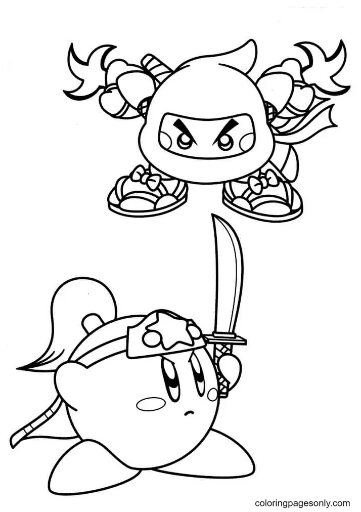 Desenhos de Kirby Para Colorir 47