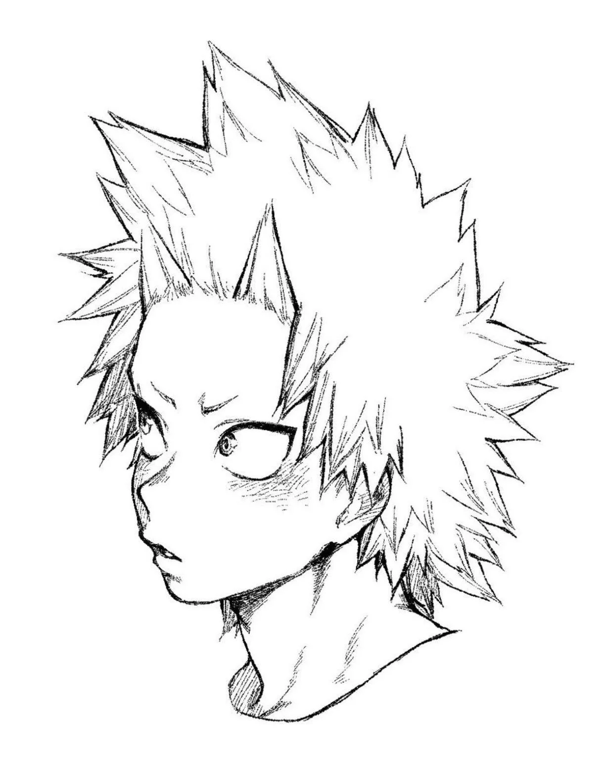 Desenhos de Kirishima Para Colorir 6