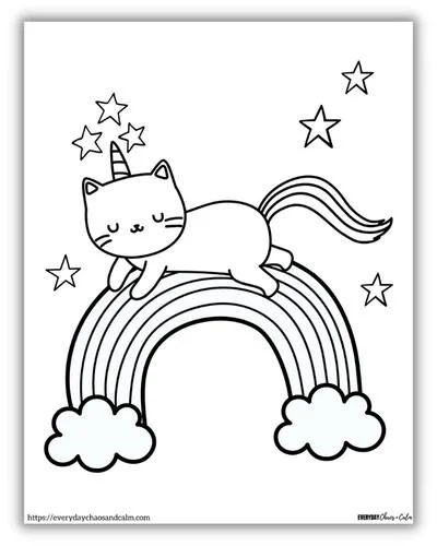 Kittycorn Ausmalbilder 10