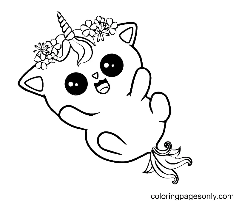 Kittycorn Ausmalbilder 13