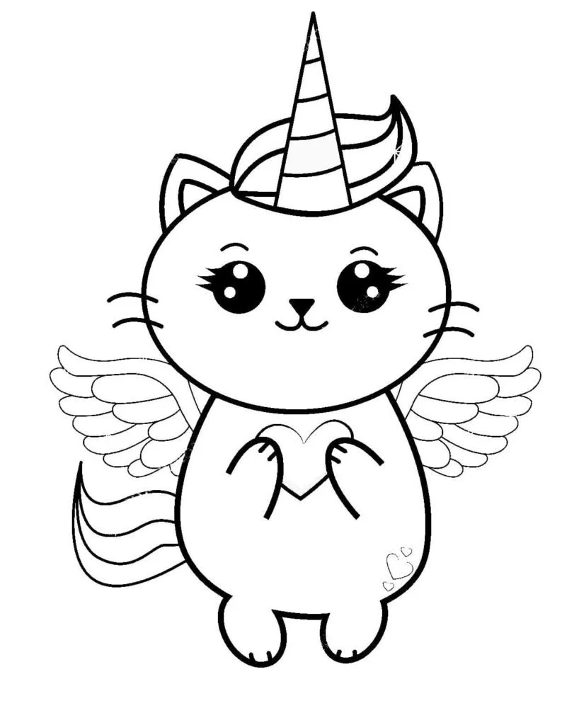 Kittycorn Ausmalbilder 14