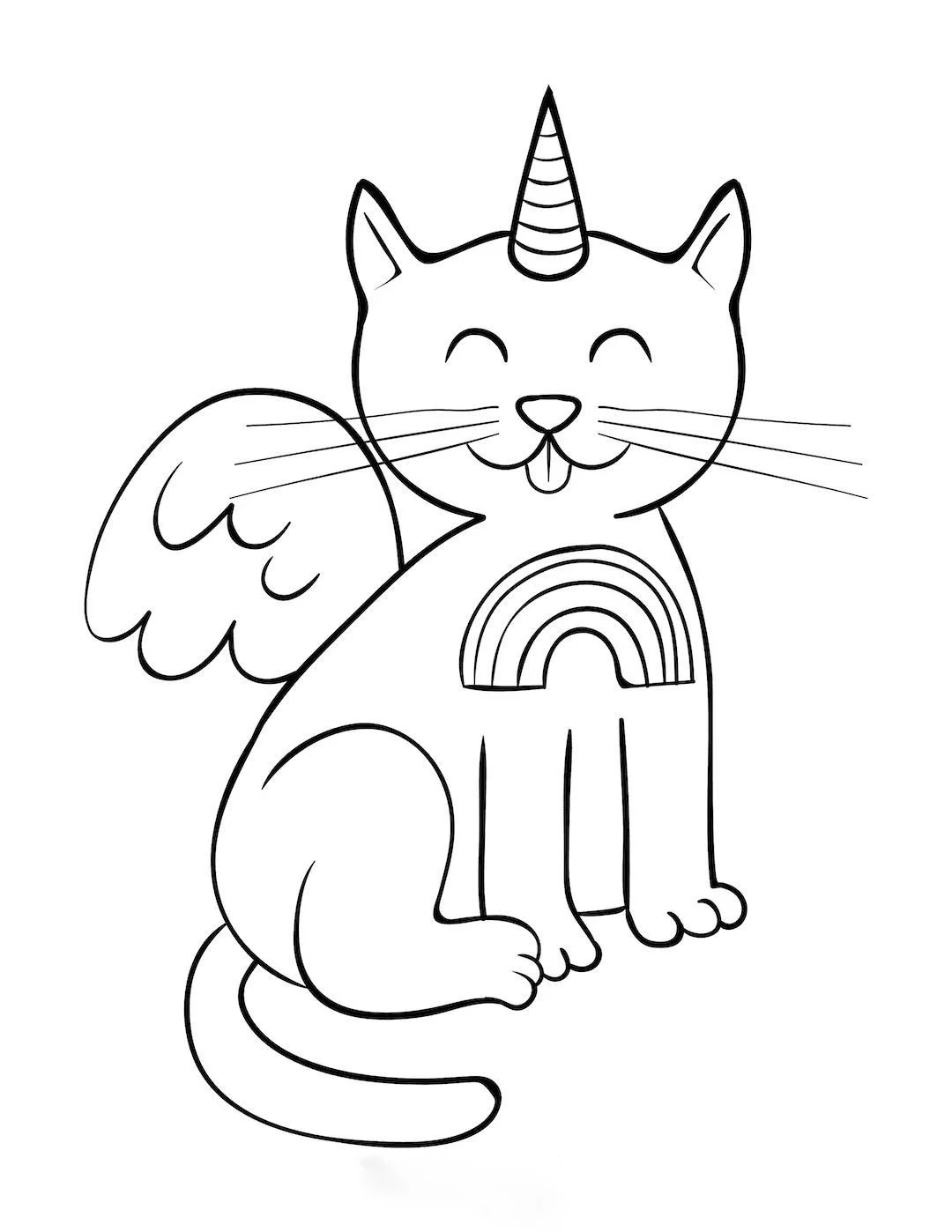 Kittycorn Ausmalbilder 22