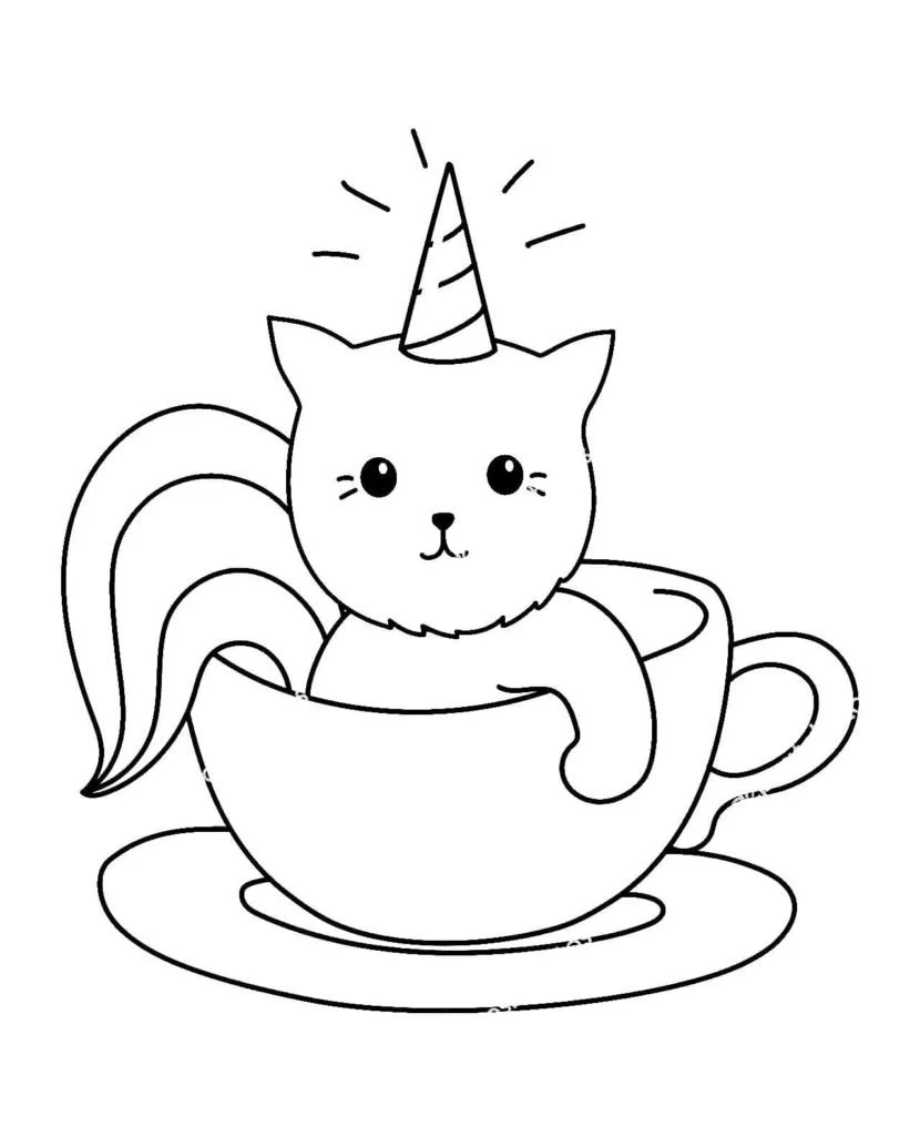 Kittycorn Ausmalbilder 23