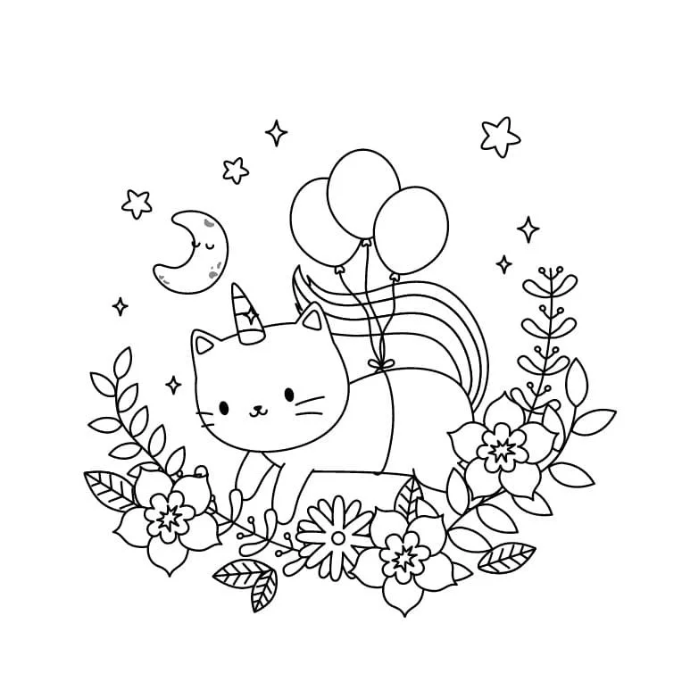 Kittycorn Ausmalbilder 26