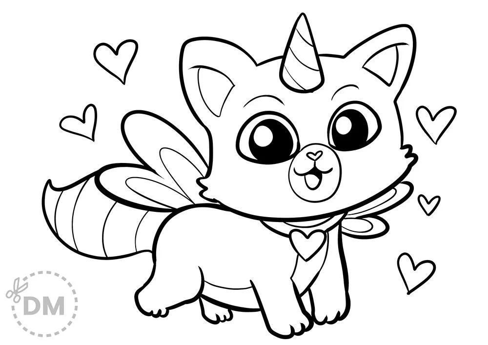 Kittycorn Ausmalbilder 28