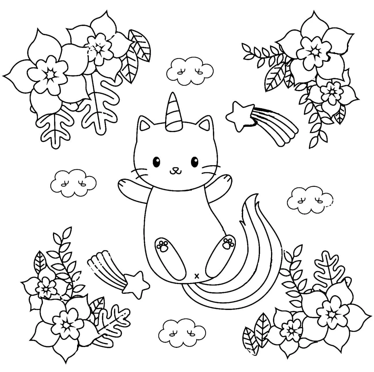 Kittycorn Ausmalbilder 32