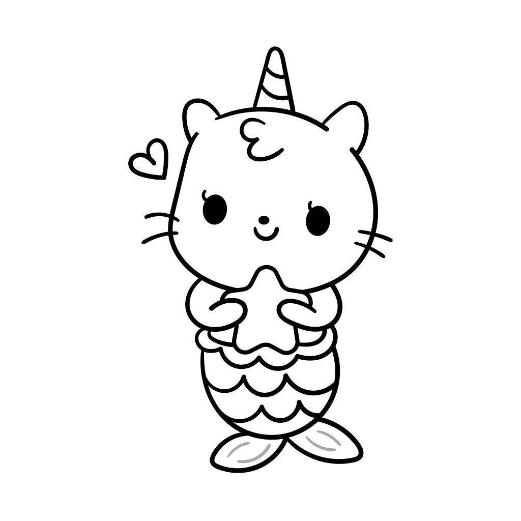 Kittycorn Ausmalbilder 33