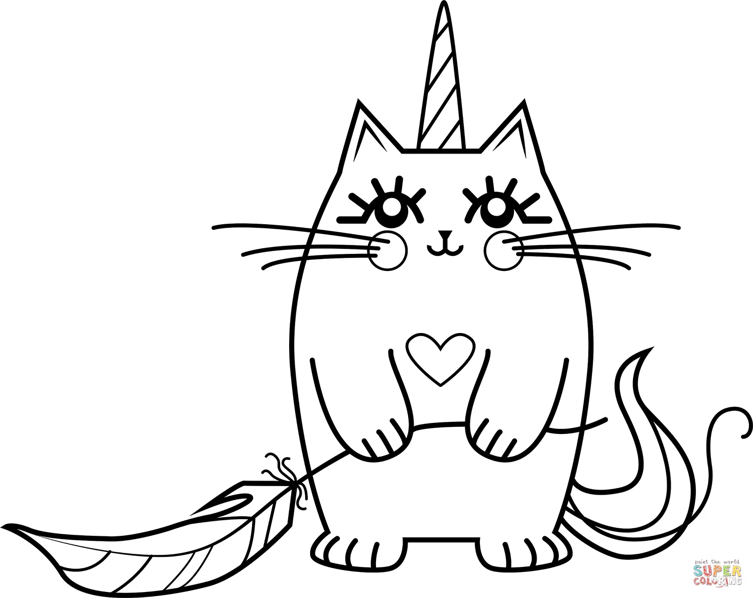 Kittycorn Ausmalbilder 34