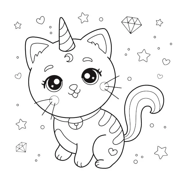 Kittycorn Ausmalbilder 5