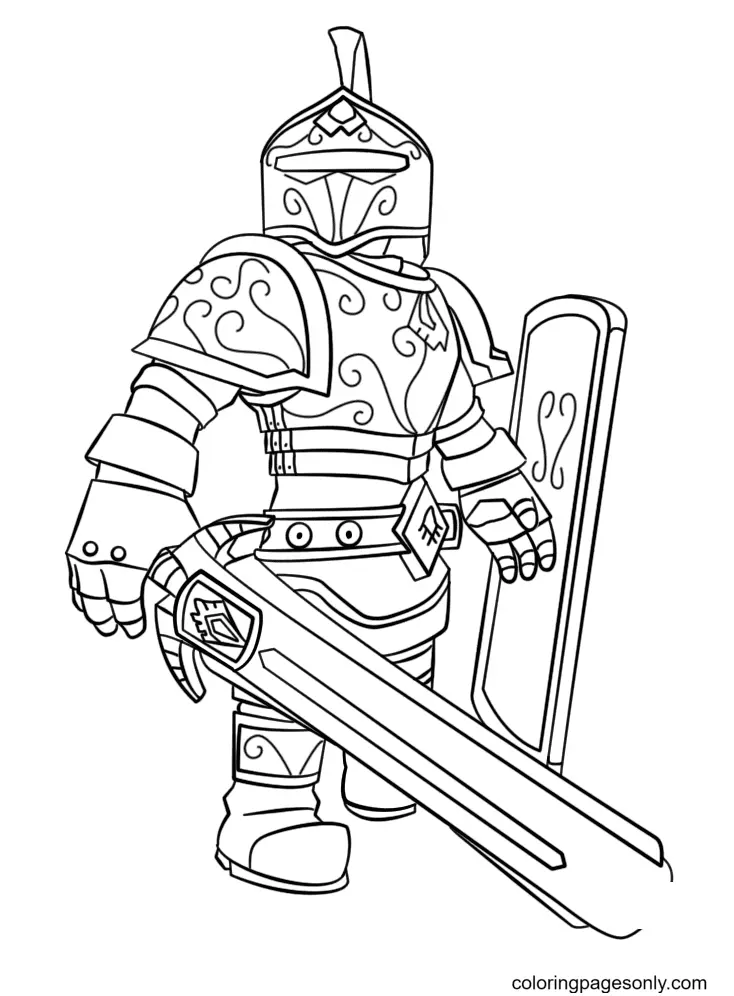 Ritter Ausmalbilder 33