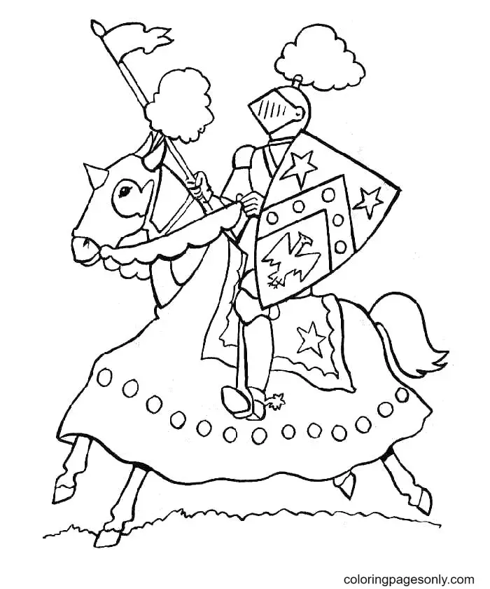 Ritter Ausmalbilder 56