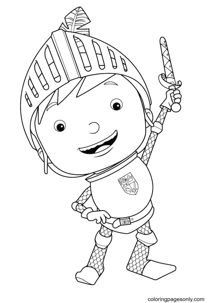 Ritter Ausmalbilder 57