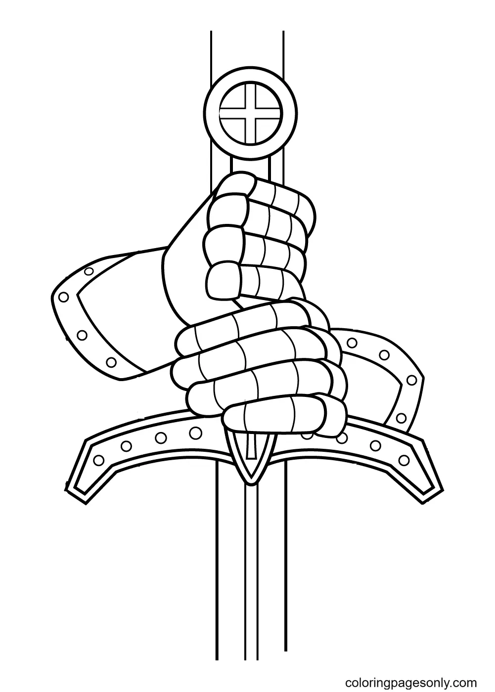 Ritter Ausmalbilder 58