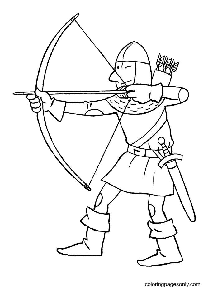 Ritter Ausmalbilder 63
