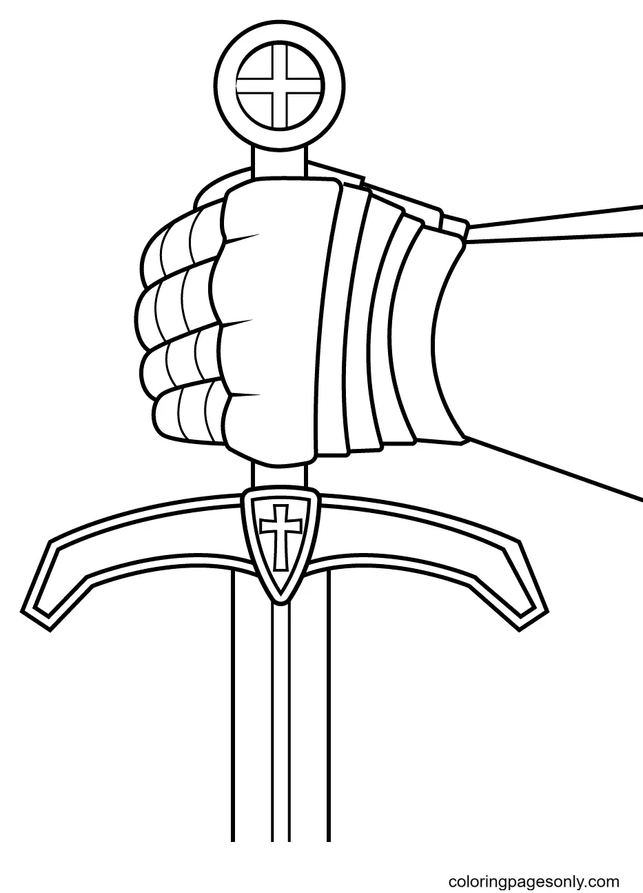 Ritter Ausmalbilder 66