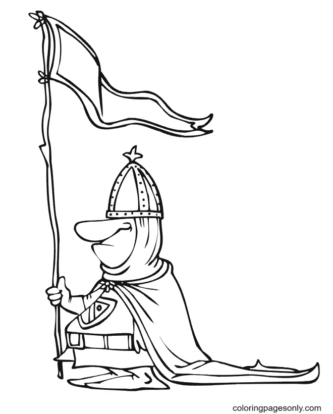 Caballero Para Colorear 68