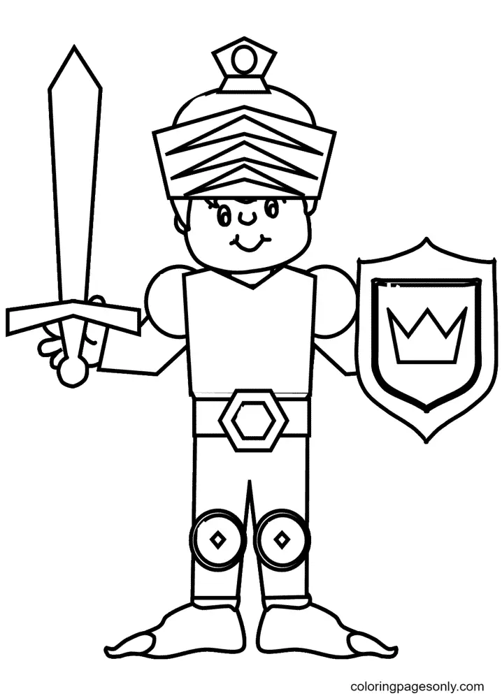 Ritter Ausmalbilder 71