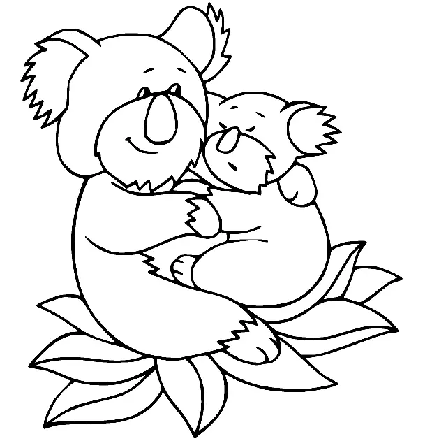 Koalas Para Colorear 54