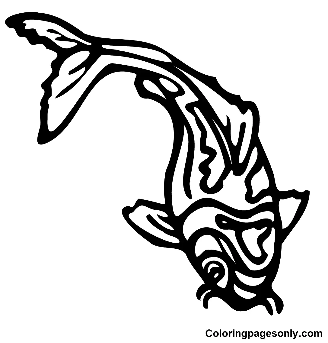 Peces Koi Para Colorear 36